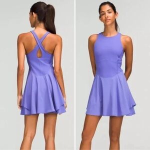 Lululemon purple court crush tennis dress size 8